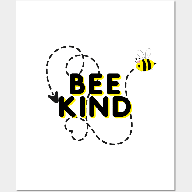 Bee Kind Wall Art by JuanaBe